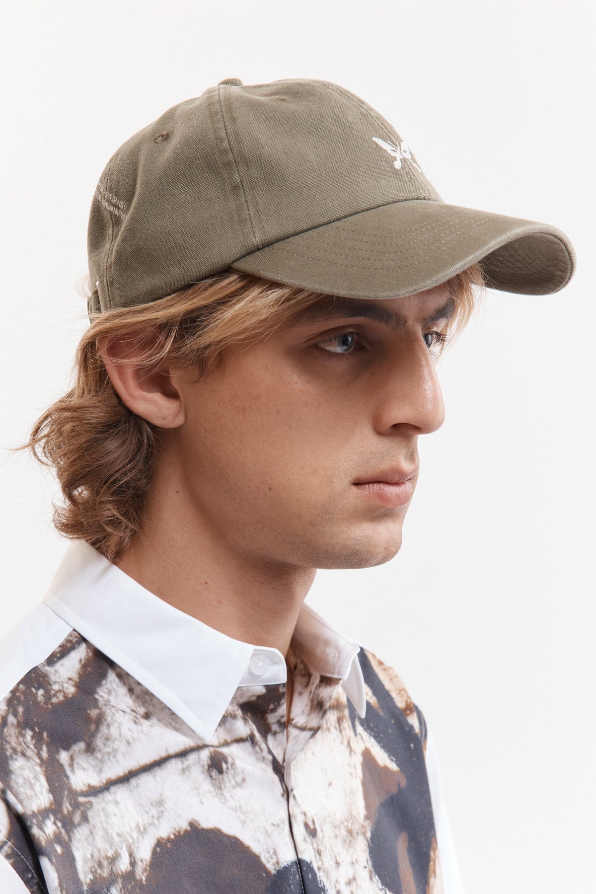 Post Human Baseball Cap, Khaki